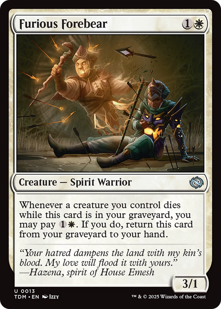 Furious Forebear [Tarkir: Dragonstorm] | Tabernacle Games