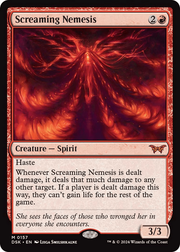 Screaming Nemesis [Duskmourn: House of Horror] | Tabernacle Games