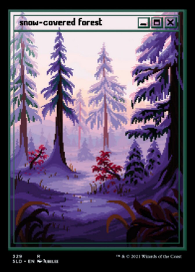 Snow-Covered Forest (Foil Etched) [Secret Lair Drop Series] | Tabernacle Games