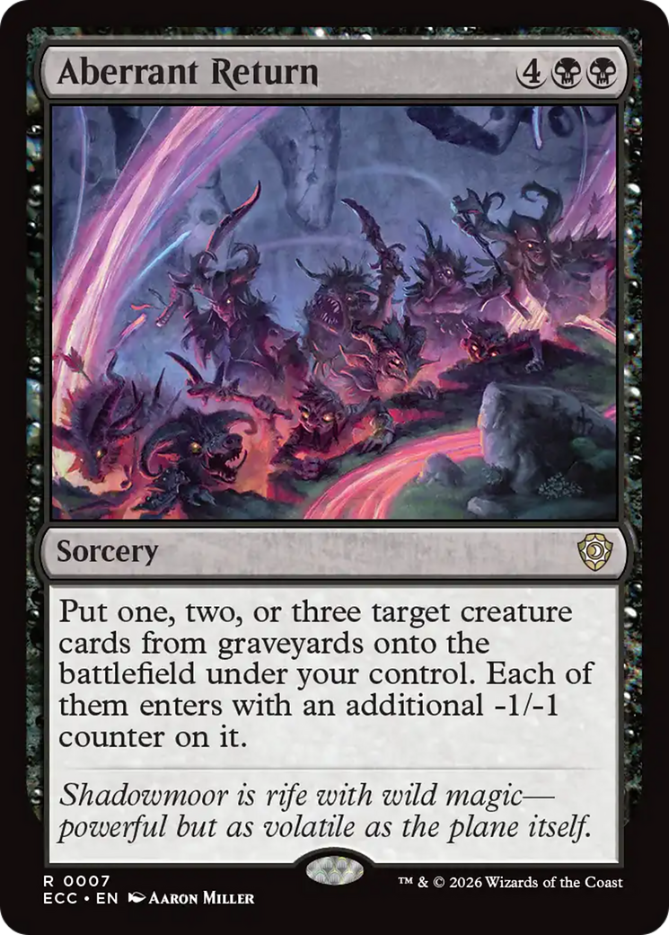 Aberrant Return [Lorwyn Eclipsed Commander] | Tabernacle Games