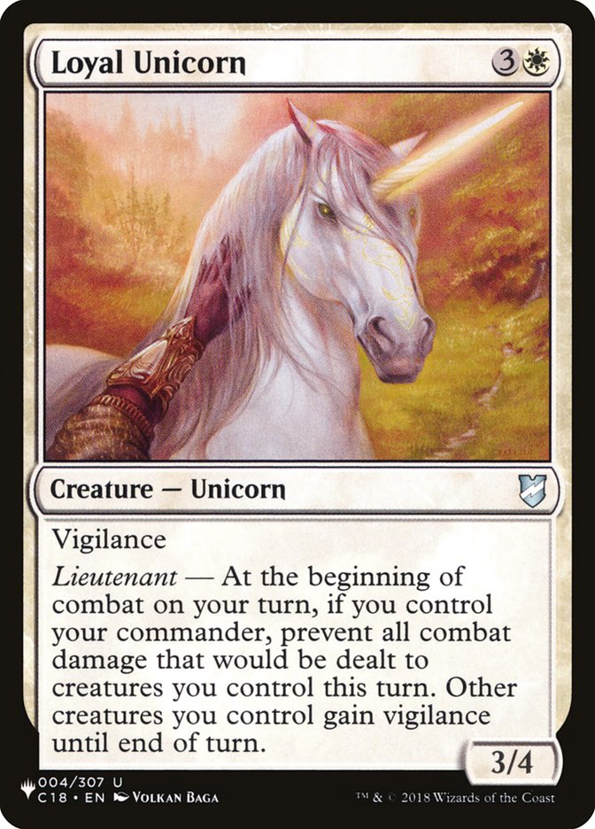 Loyal Unicorn [The List] | Tabernacle Games