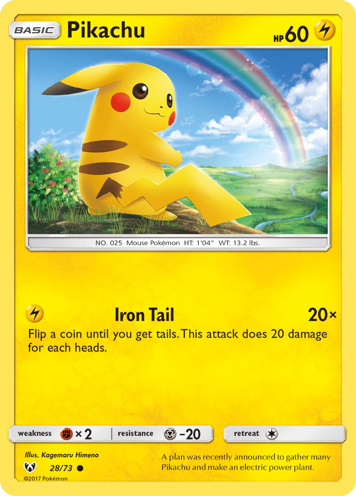 Pikachu (28/73) (Water Web Holo) [Miscellaneous Cards] | Tabernacle Games
