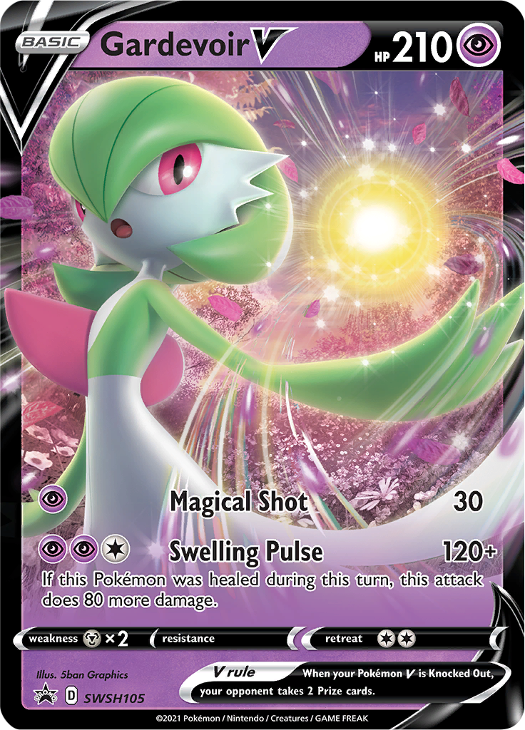 Gardevoir V (SWSH105) [Sword & Shield: Black Star Promos] | Tabernacle Games