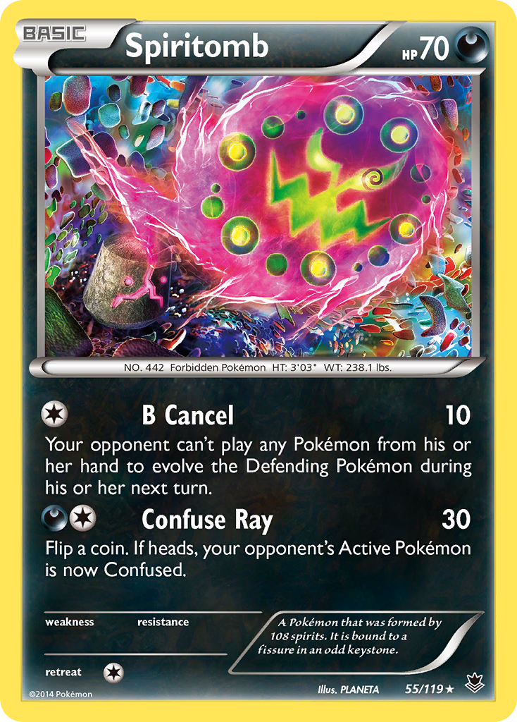 Spiritomb (55/119) [XY: Phantom Forces] | Tabernacle Games
