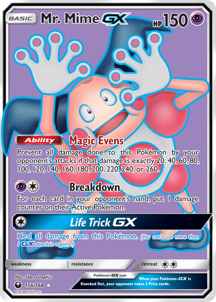 Mr. Mime GX (156/168) [Sun & Moon: Celestial Storm] | Tabernacle Games