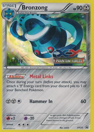 Bronzong (XY21) (Staff) [XY: Black Star Promos] | Tabernacle Games