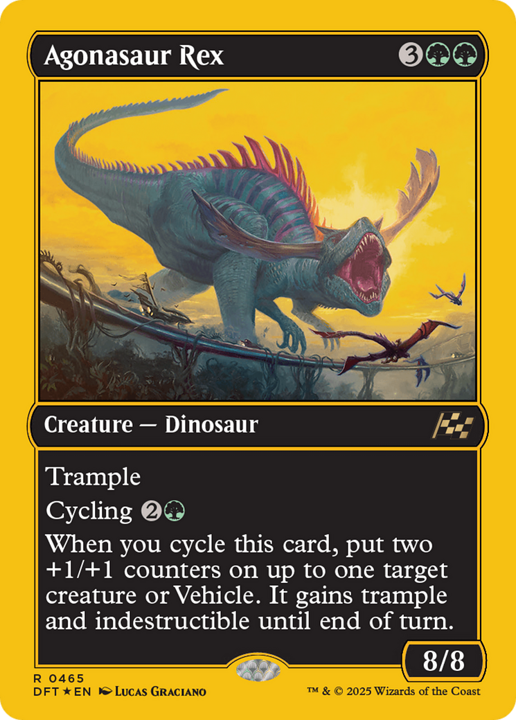 Agonasaur Rex (First-Place Foil) [Aetherdrift] | Tabernacle Games