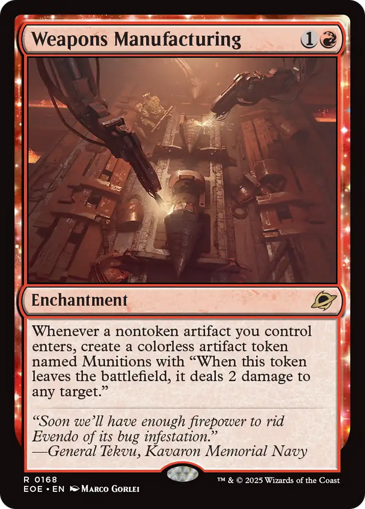 Weapons Manufacturing [Edge of Eternities] | Tabernacle Games