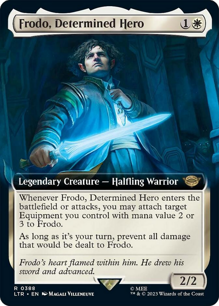 Frodo, Determined Hero (Extended Art) [The Lord of the Rings: Tales of Middle-Earth] | Tabernacle Games