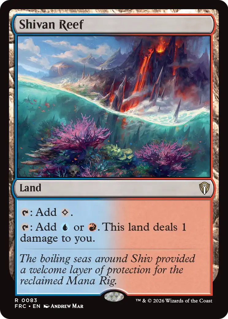 Shivan Reef [Reality Fracture Commander] | Tabernacle Games