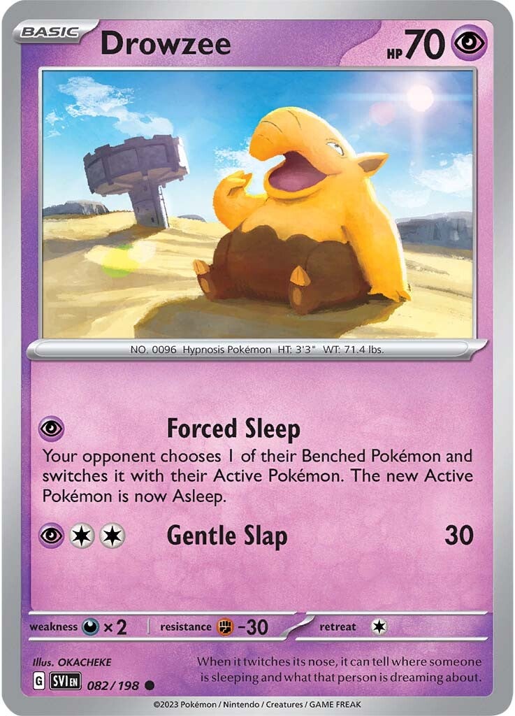 Drowzee (082/198) [Scarlet & Violet: Base Set] | Tabernacle Games