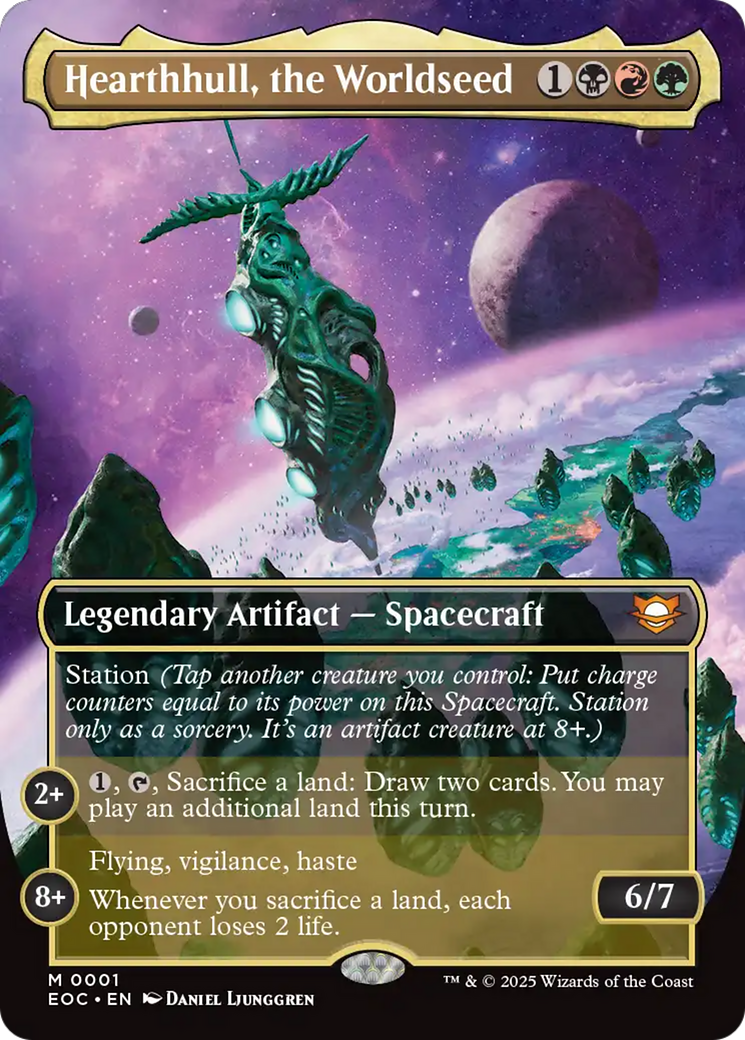 Hearthhull, the Worldseed (Borderless) [Edge of Eternities Commander] | Tabernacle Games