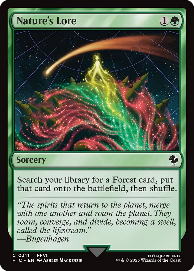 Nature's Lore [FINAL FANTASY Commander] | Tabernacle Games