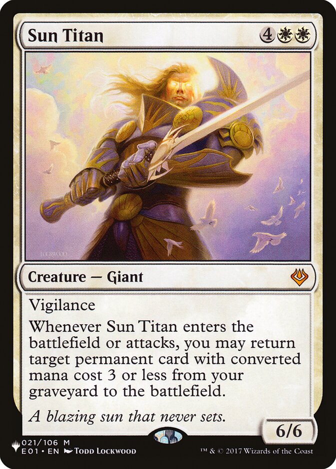 Sun Titan [The List] | Tabernacle Games