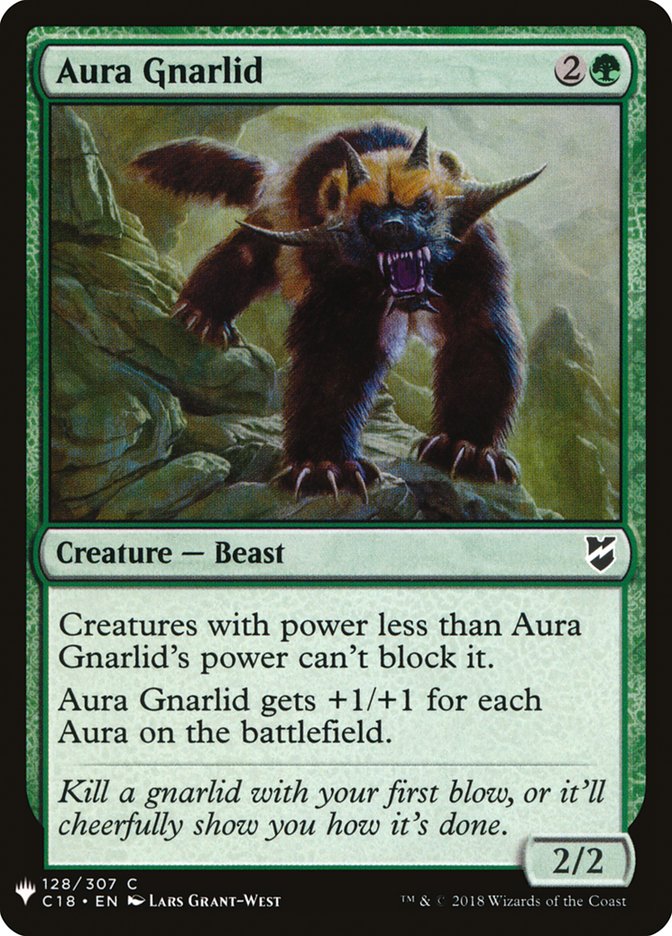 Aura Gnarlid [Mystery Booster] | Tabernacle Games