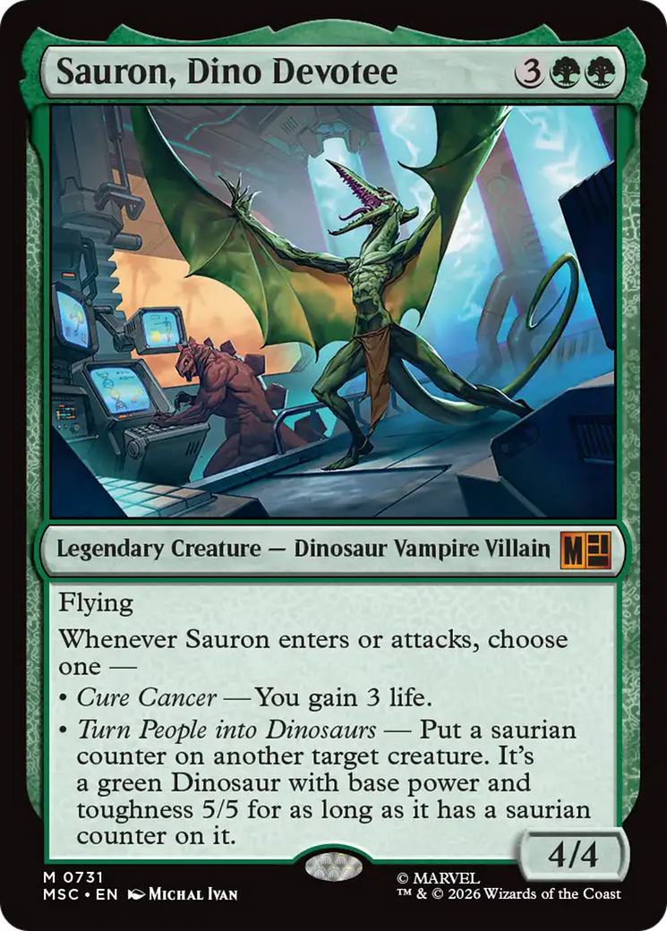 Sauron, Dino Devoteee [Marvel Super Heroes Commander] | Tabernacle Games