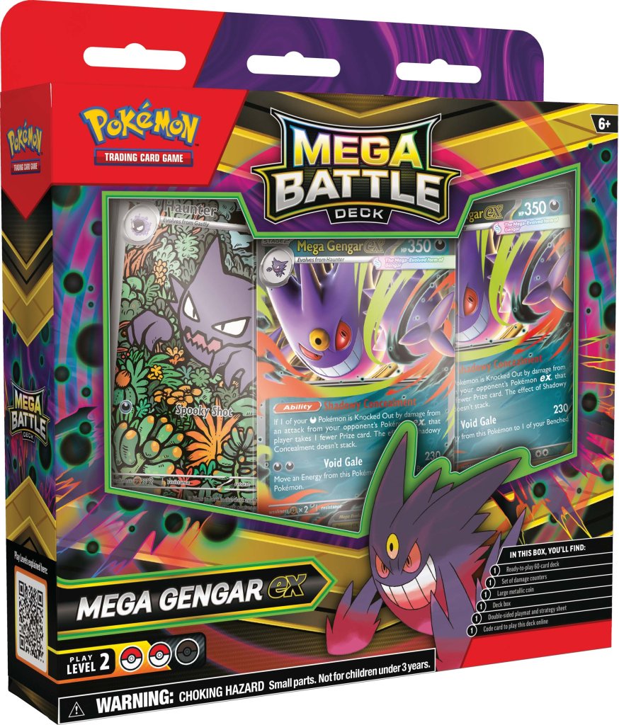 [LIMIT ONE PER CUSTOMER] Mega Gengar ex Mega Battle Deck | Tabernacle Games