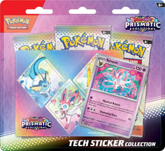 Prismatic Evolutions Tech Sticker Collection [PREORDER 17 JAN 2025] | Tabernacle Games