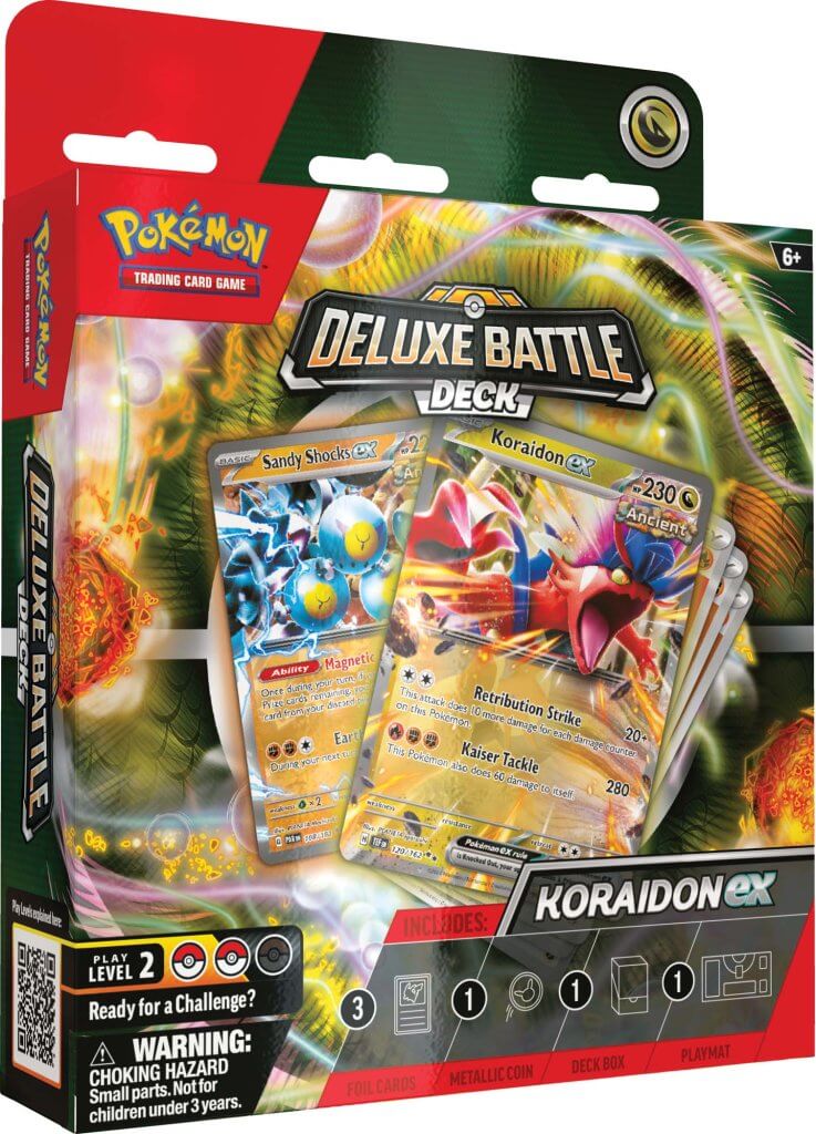 POKÉMON TCG Miraidon ex / Koraidon ex Deluxe Battle Deck | Tabernacle Games