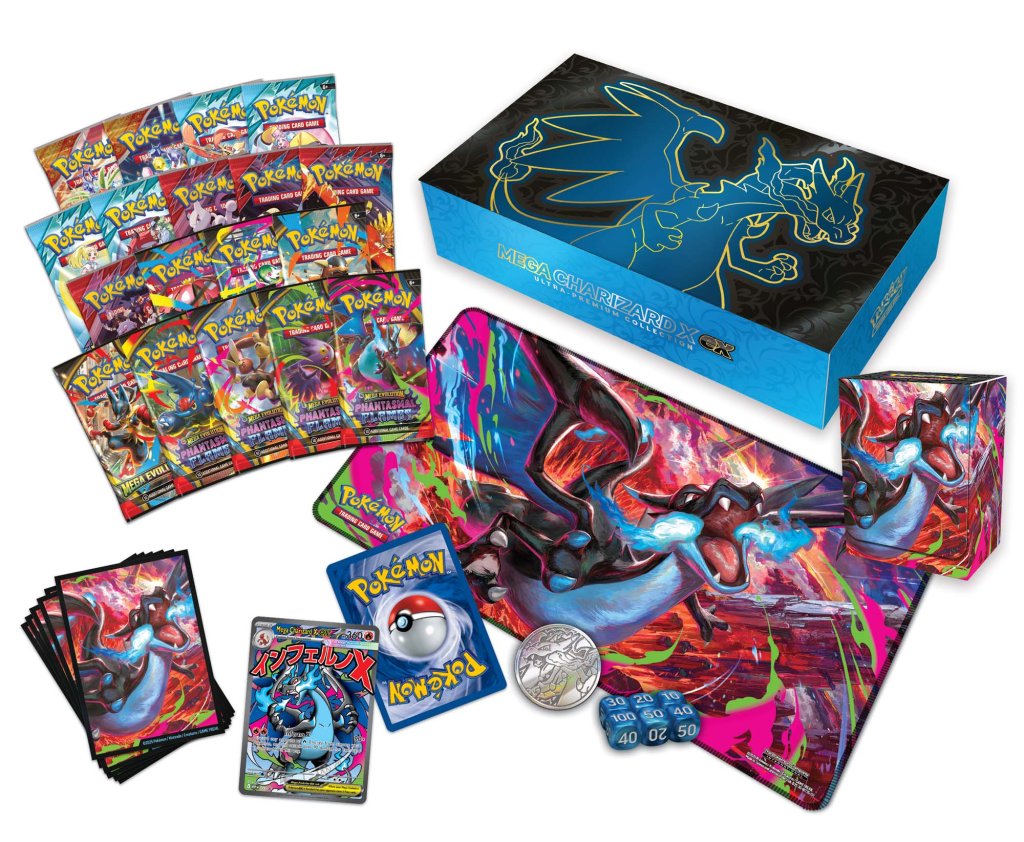 *LIMIT 1 PER CUSTOMER* Pokemon TCG: Mega Charizard X ex Ultra-Premium Collection [PREORDER 14 NOV] | Tabernacle Games
