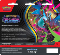 Pokemon TCG: Mega Evolution - Phantasmal Flames Three Booster Blister - sneasel | Tabernacle Games