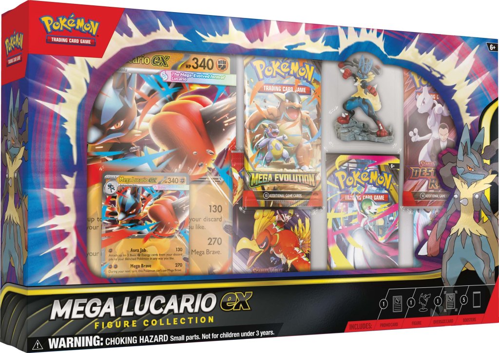 [LIMIT ONE PER CUSTOMER] Mega Lucario ex Figure Collection | Tabernacle Games