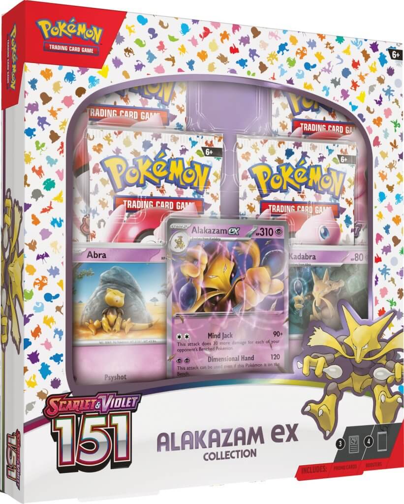 [LIMIT ONE PER CUSTOMER] POKÉMON TCG Scarlet & Violet 151 Collection—Alakazam ex | Tabernacle Games