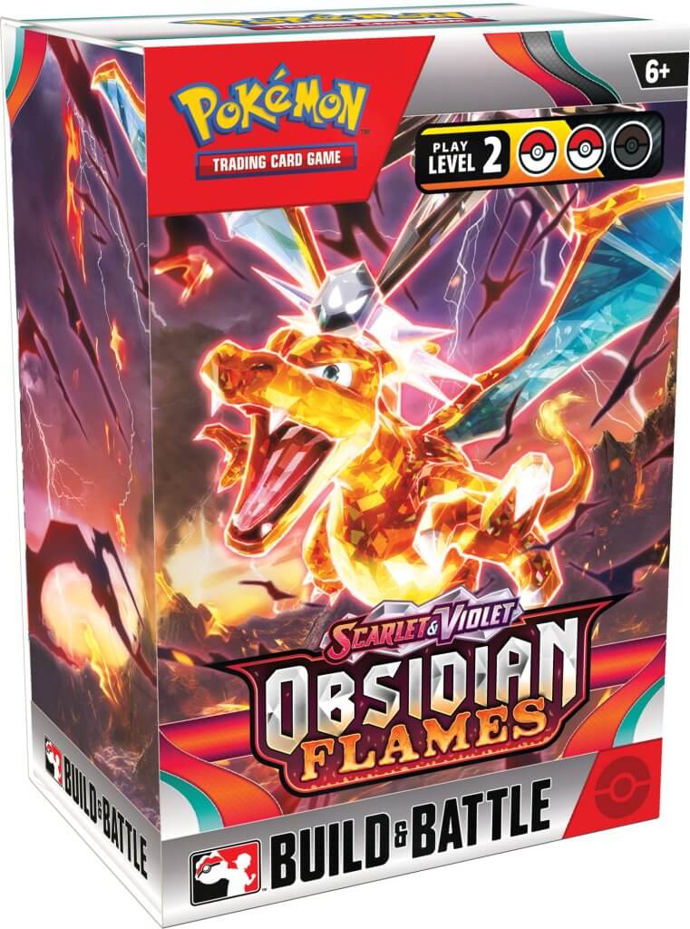 POKÉMON TCG Scarlet & Violet 3 Obsidian Flames - Build & Battle Box | Tabernacle Games