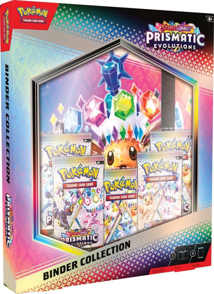 Prismatic Evolutions Binder Collection [PREORDER 17 JAN 2025] | Tabernacle Games