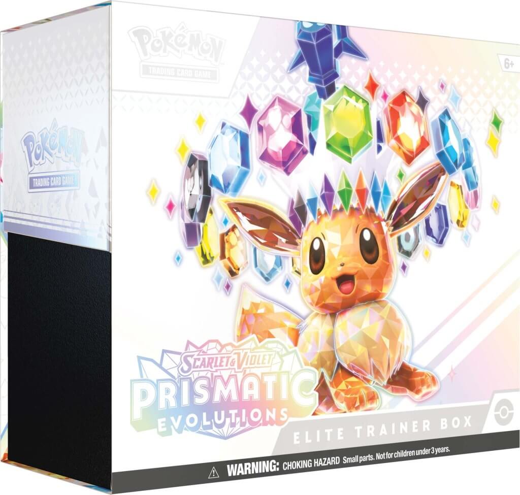 Prismatic Evolutions Elite Trainer Box [PREORDER 17 JAN 2025] | Tabernacle Games