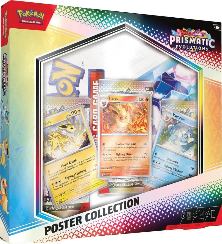 Prismatic Evolutions Poster Collection [PREORDER 17 JAN 2025] | Tabernacle Games