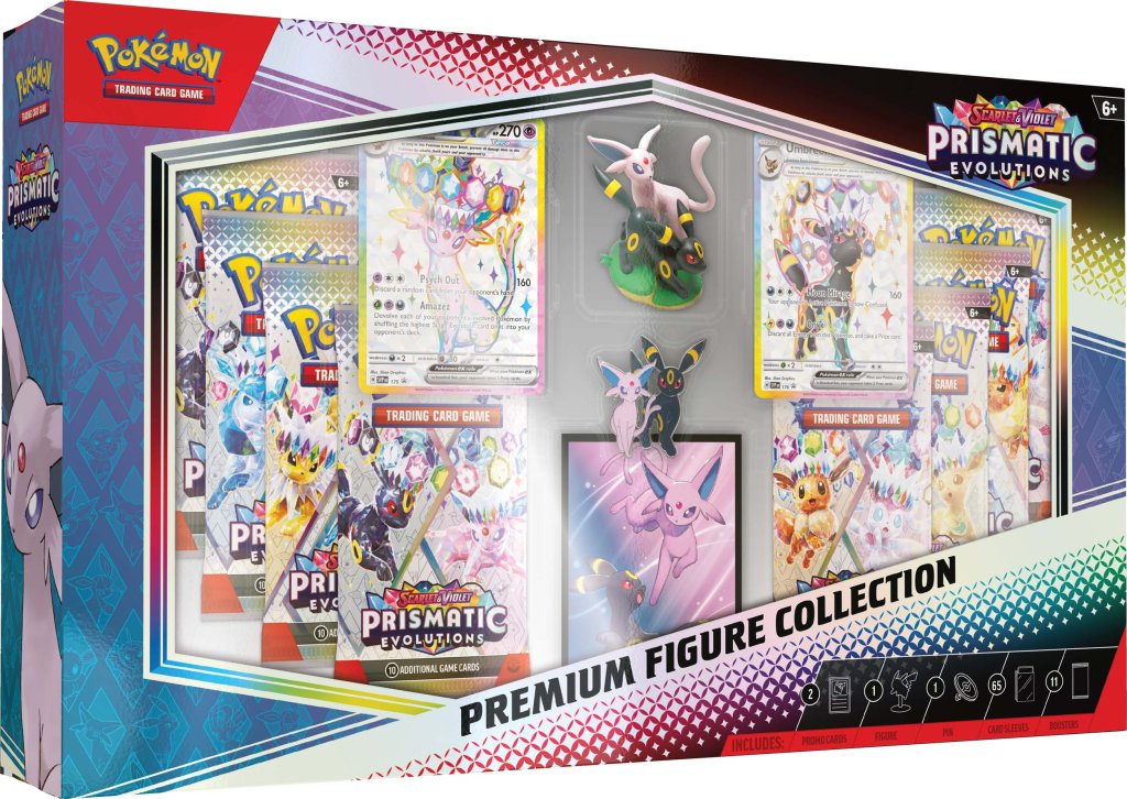 [LIMIT ONE PER CUSTOMER] Prismatic Evolutions Premium Figure Collection | Tabernacle Games