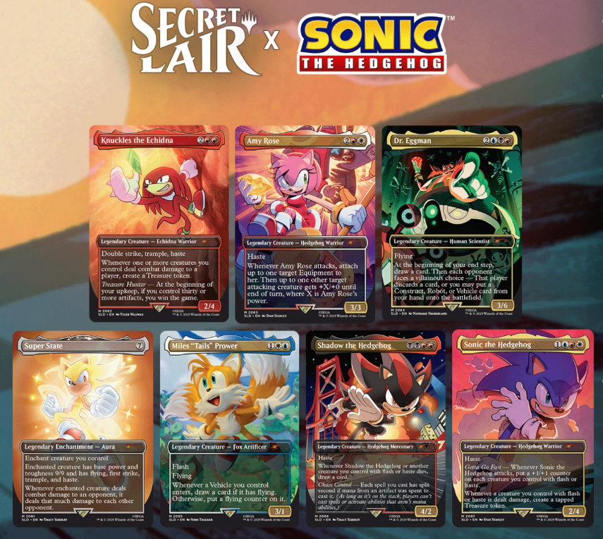 Secret Lair x Sonic: Friends & Foes [LIMIT 1 PER CUSTOMER] | Tabernacle Games