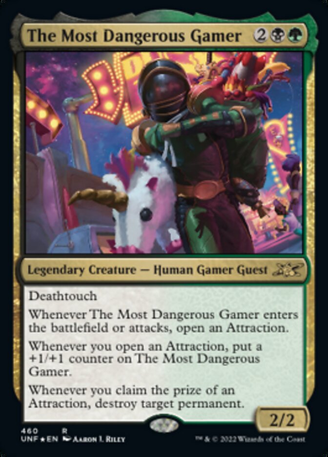 The Most Dangerous Gamer (Galaxy Foil) [Unfinity] | Tabernacle Games