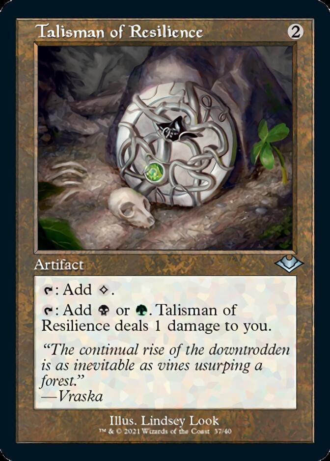 Talisman of Resilience (Retro Foil Etched) [Modern Horizons] | Tabernacle Games