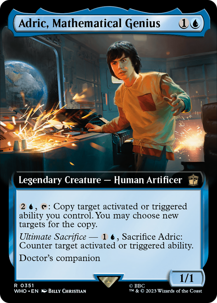 Adric, Mathematical Genius (Extended Art) [Doctor Who] | Tabernacle Games