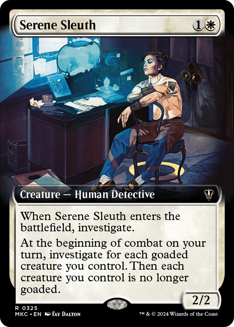 Serene Sleuth (Extended Art) [Murders at Karlov Manor Commander] | Tabernacle Games