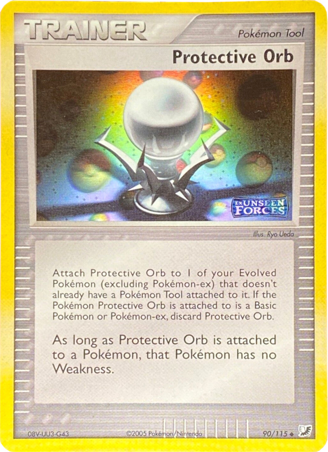 Protective Orb (90/115) (Stamped) [EX: Unseen Forces] | Tabernacle Games