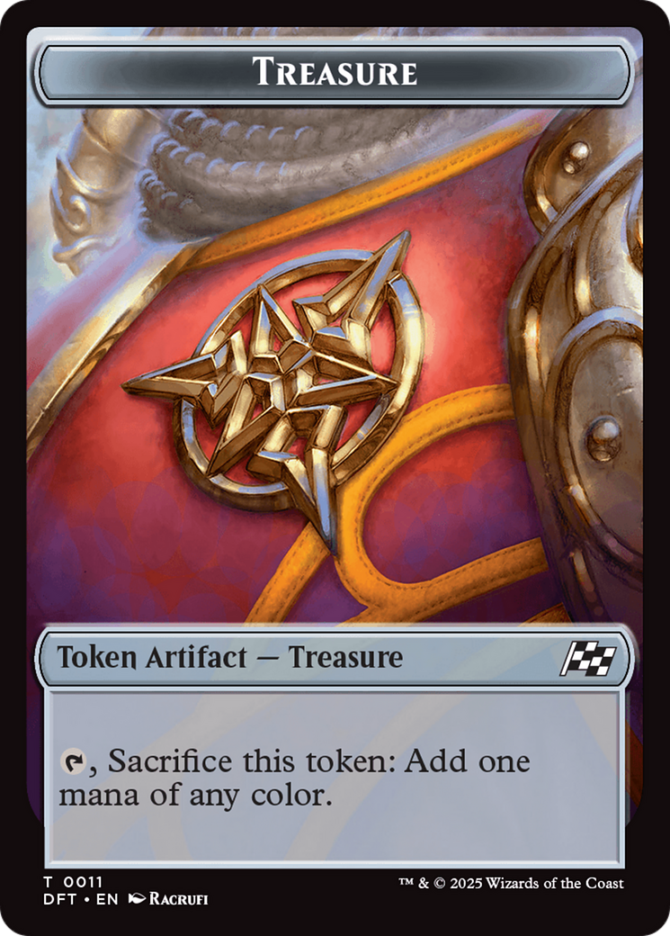 Treasure // Pilot Double-Sided Token [Aetherdrift Tokens] | Tabernacle Games