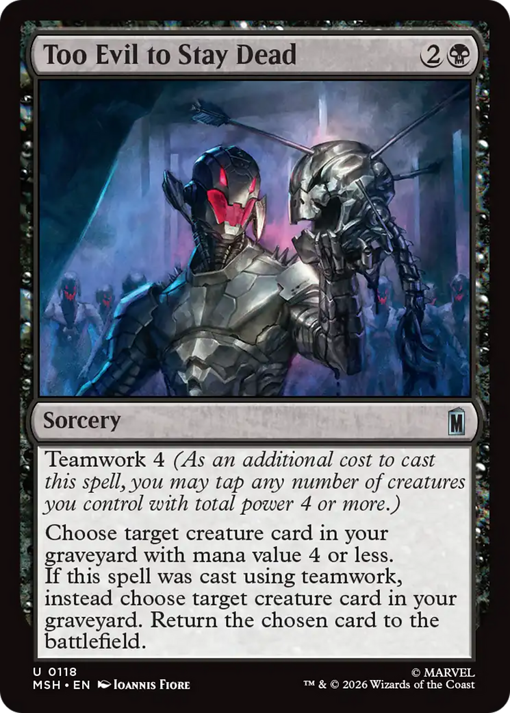 Too Evil to Stay Dead [Marvel Super Heroes] | Tabernacle Games