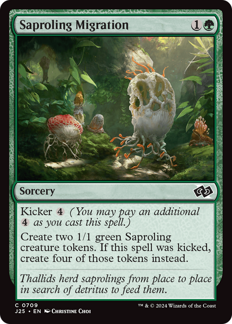 Saproling Migration [Foundations Jumpstart] | Tabernacle Games
