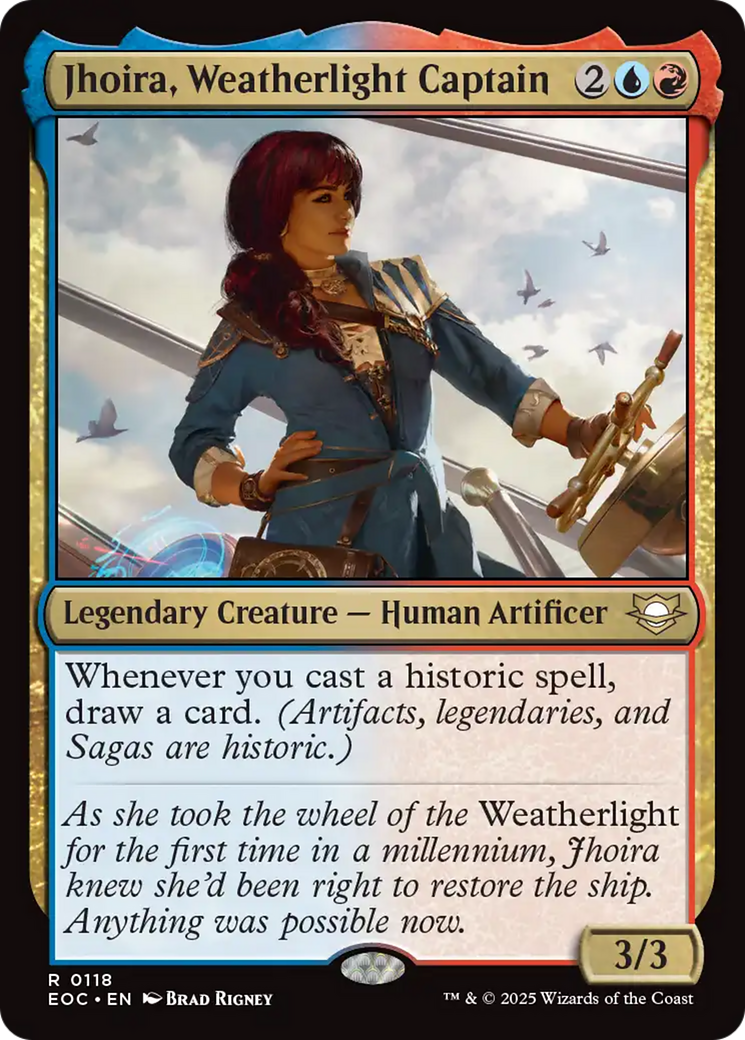 Jhoira, Weatherlight Captain [Edge of Eternities Commander] | Tabernacle Games