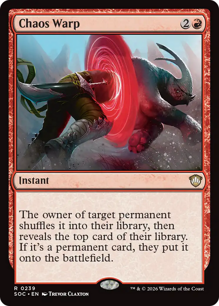 Chaos Warp [Secrets of Strixhaven Commander] | Tabernacle Games