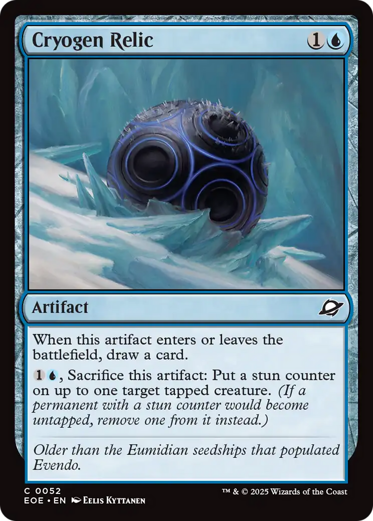 Cryogen Relic [Edge of Eternities] | Tabernacle Games