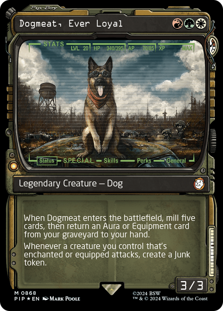 Dogmeat, Ever Loyal (Showcase) (Surge Foil) [Fallout] | Tabernacle Games