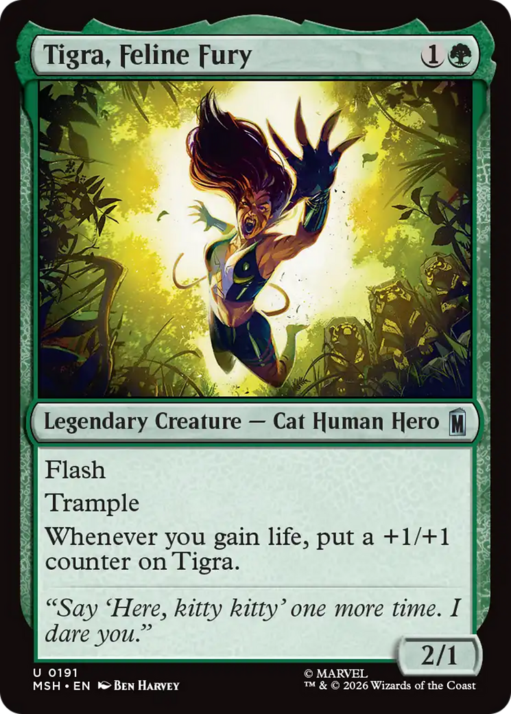 Tigra, Feline Fury [Marvel Super Heroes] | Tabernacle Games