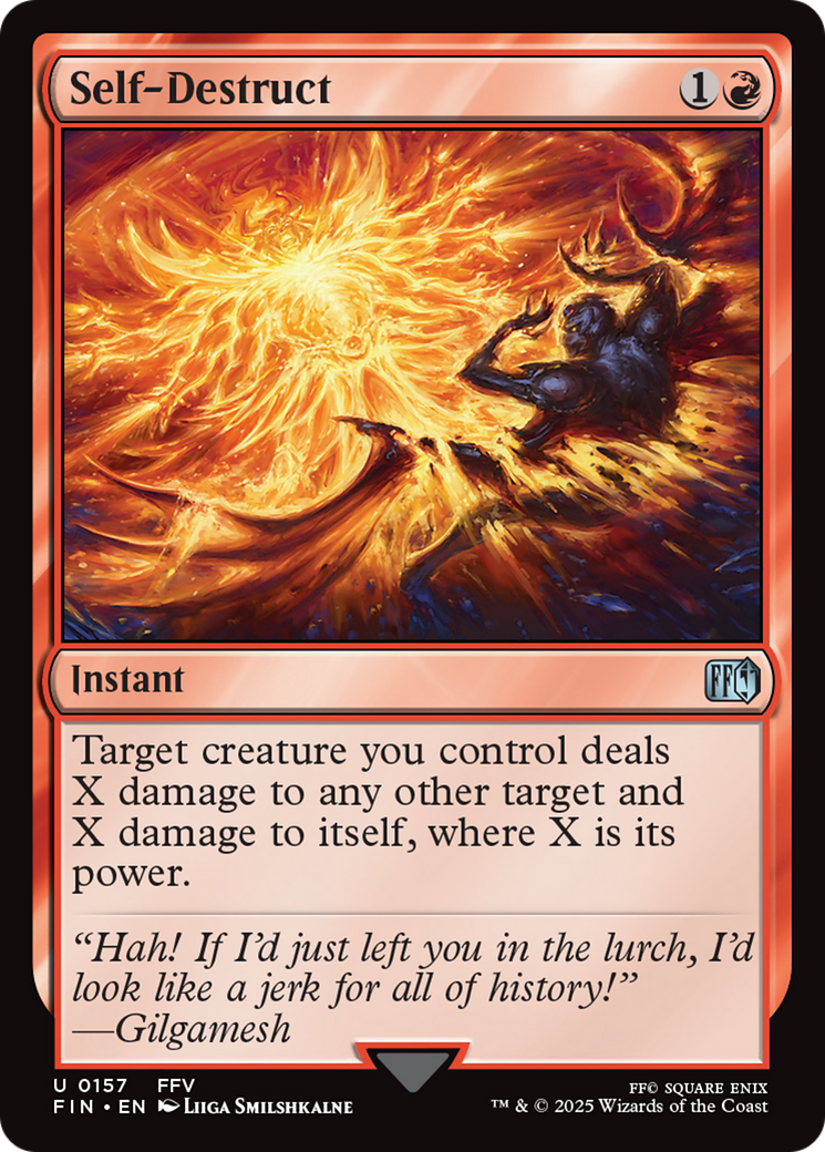Self-Destruct [FINAL FANTASY] | Tabernacle Games
