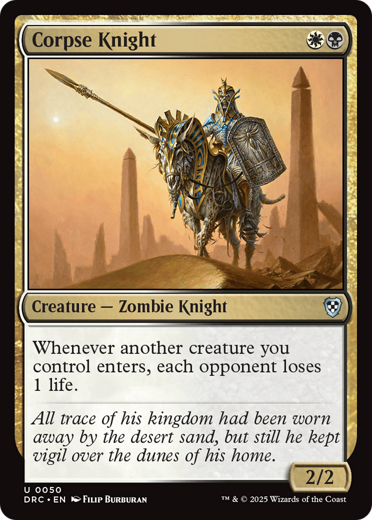 Corpse Knight [Aetherdrift Commander] | Tabernacle Games