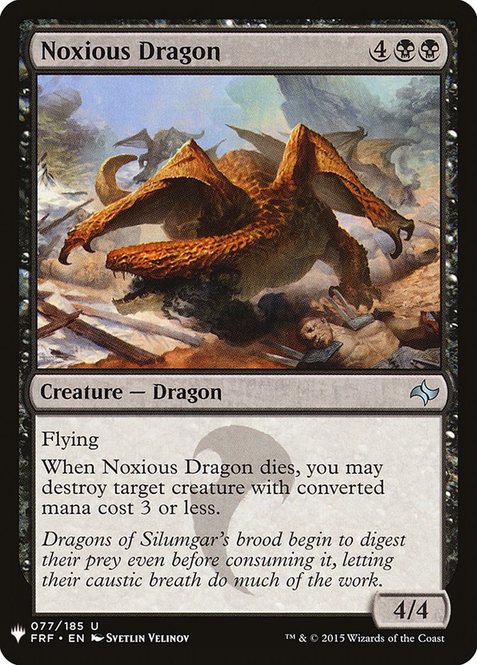 Noxious Dragon [Mystery Booster] | Tabernacle Games