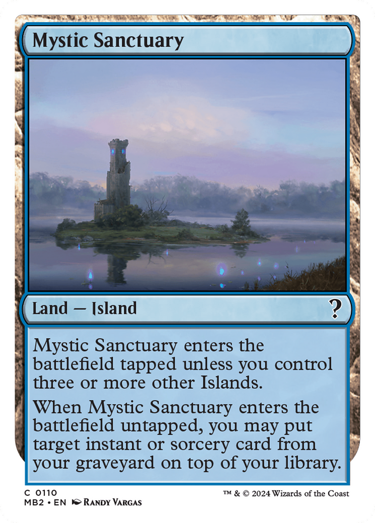 Mystic Sanctuary (White Border) [Mystery Booster 2] | Tabernacle Games